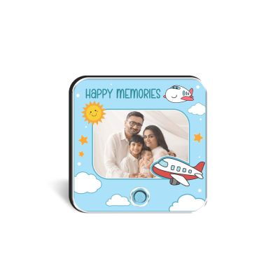 Personalized Audio Fridge Magnet with Custom Photo & Song Unique Musical Memory Keepsake, Customized Gift for Family, Friends & Couples